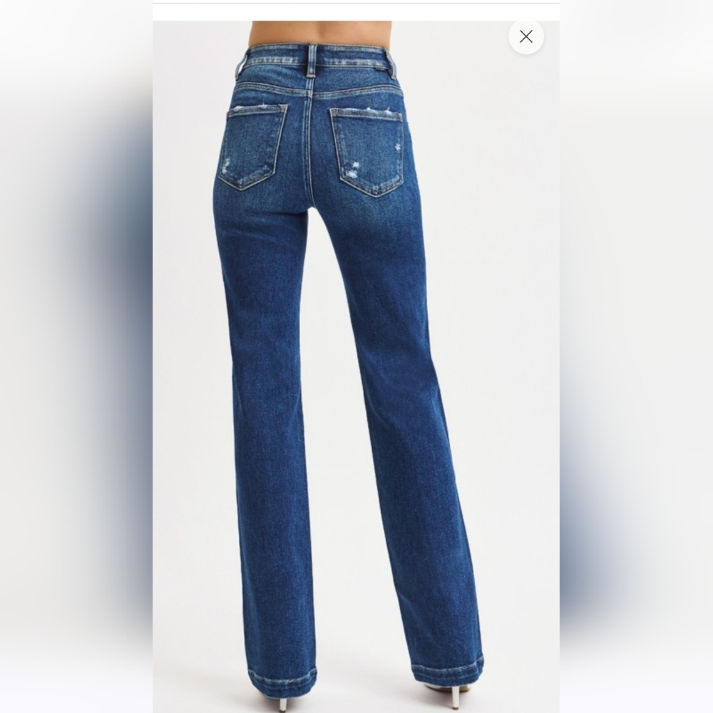 Size 3!  RISEN NWTS, Stylish Straight Leg‎ Tummy Control - Picture 2 of 5
